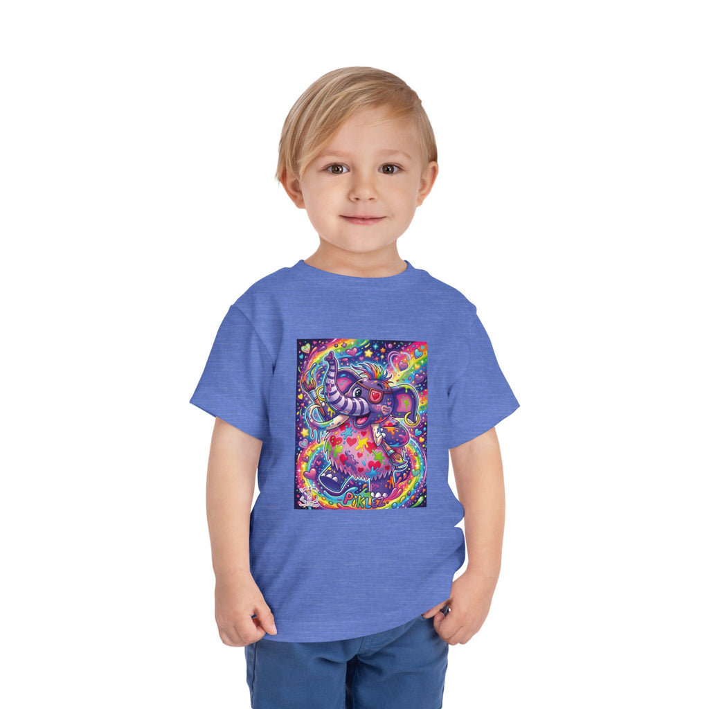 Piklez™ Toddler Short Sleeve Tee – "Magic Paint!" Graphic Shirt | Smile Universe Collection