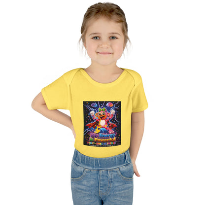 Panz™ Infant Baby Rib Bodysuit – "My Energy is Powerful" Graphic Onesie | Smile Universe Collection