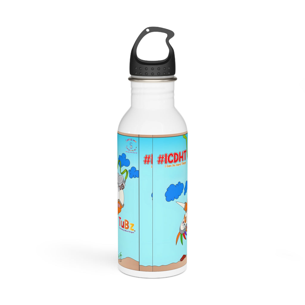 TuBz™ "I Can Do Hard Things" Kids Stainless Steel Water Bottle - Motivational School Bottle