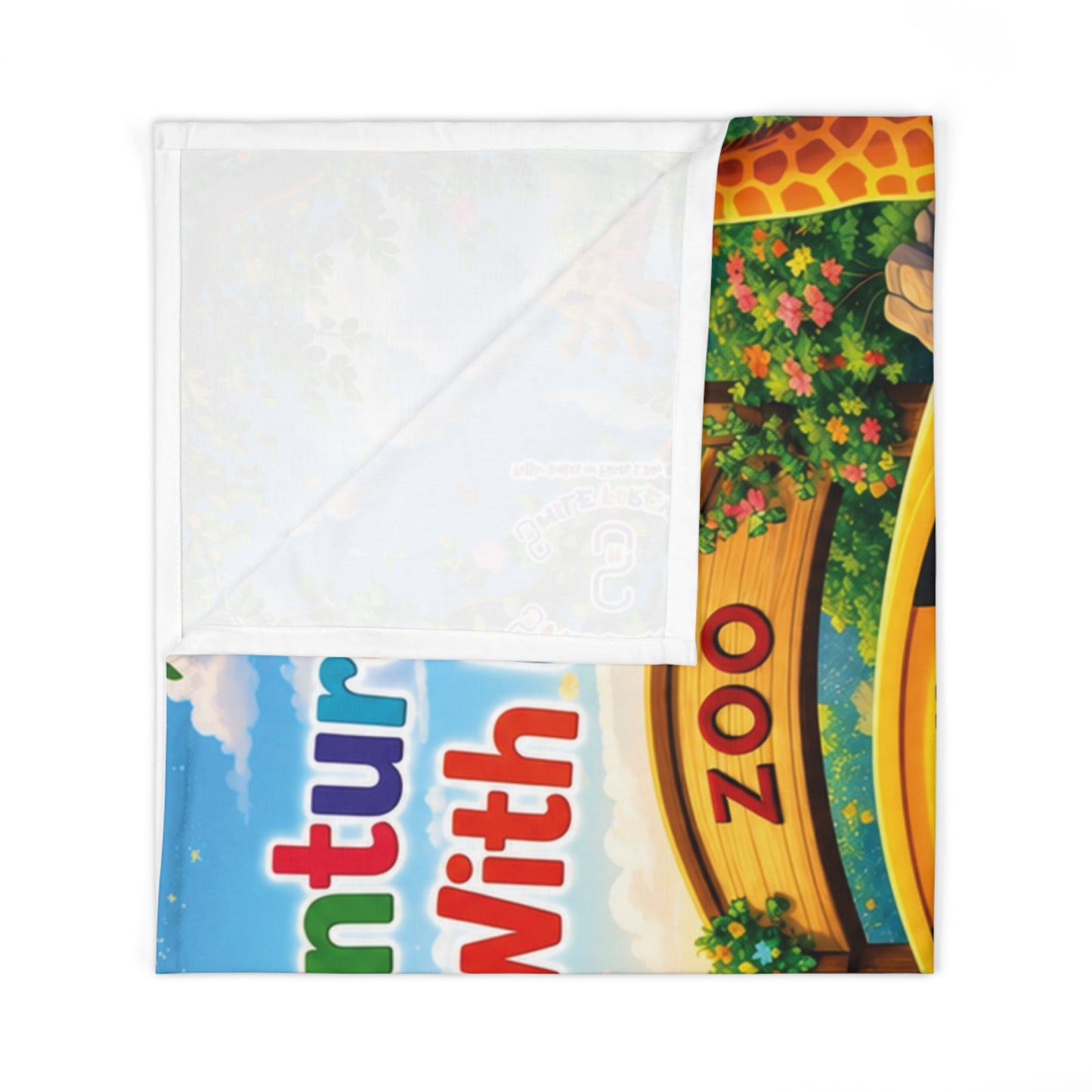 Lani™ Baby Swaddle Blanket – "Adventure Starts With Us!" Graphic