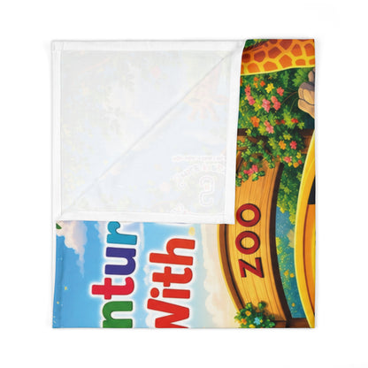 Lani™ Baby Swaddle Blanket – "Adventure Starts With Us!" Graphic