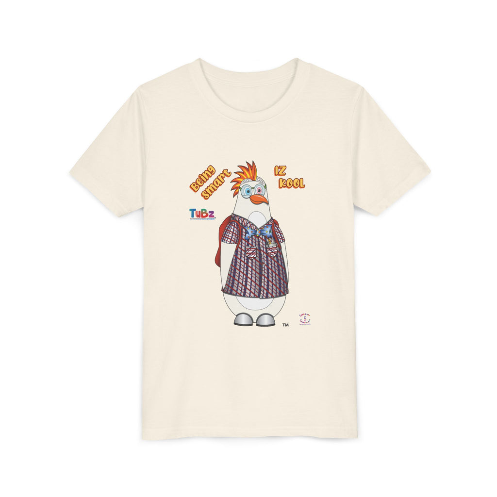 TuBz™ "Being Smart Iz Kool" Youth Graphic T-Shirt - Educational Kids Tee | TuBz4Kidz