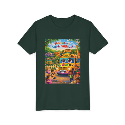 Lani™ Youth Short Sleeve Tee – "Adventure Starts With Us!" Graphic