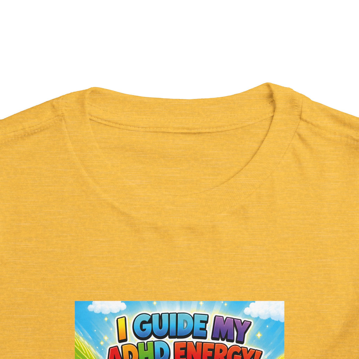 Potz™ Toddler Short Sleeve Tee – "I Guide My ADHD Energy!" Graphic Tee | Smile Universe Collection