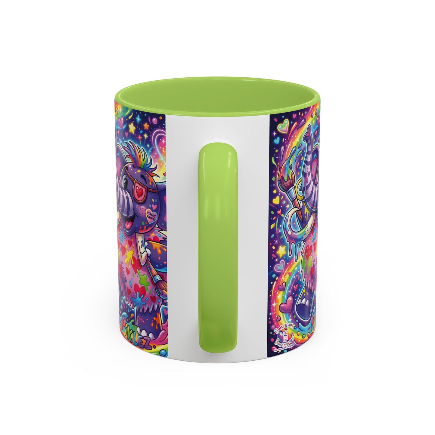 Piklez™ 15oz Ceramic Mug – "Magic Paint!" Graphic | Smile Universe Collection