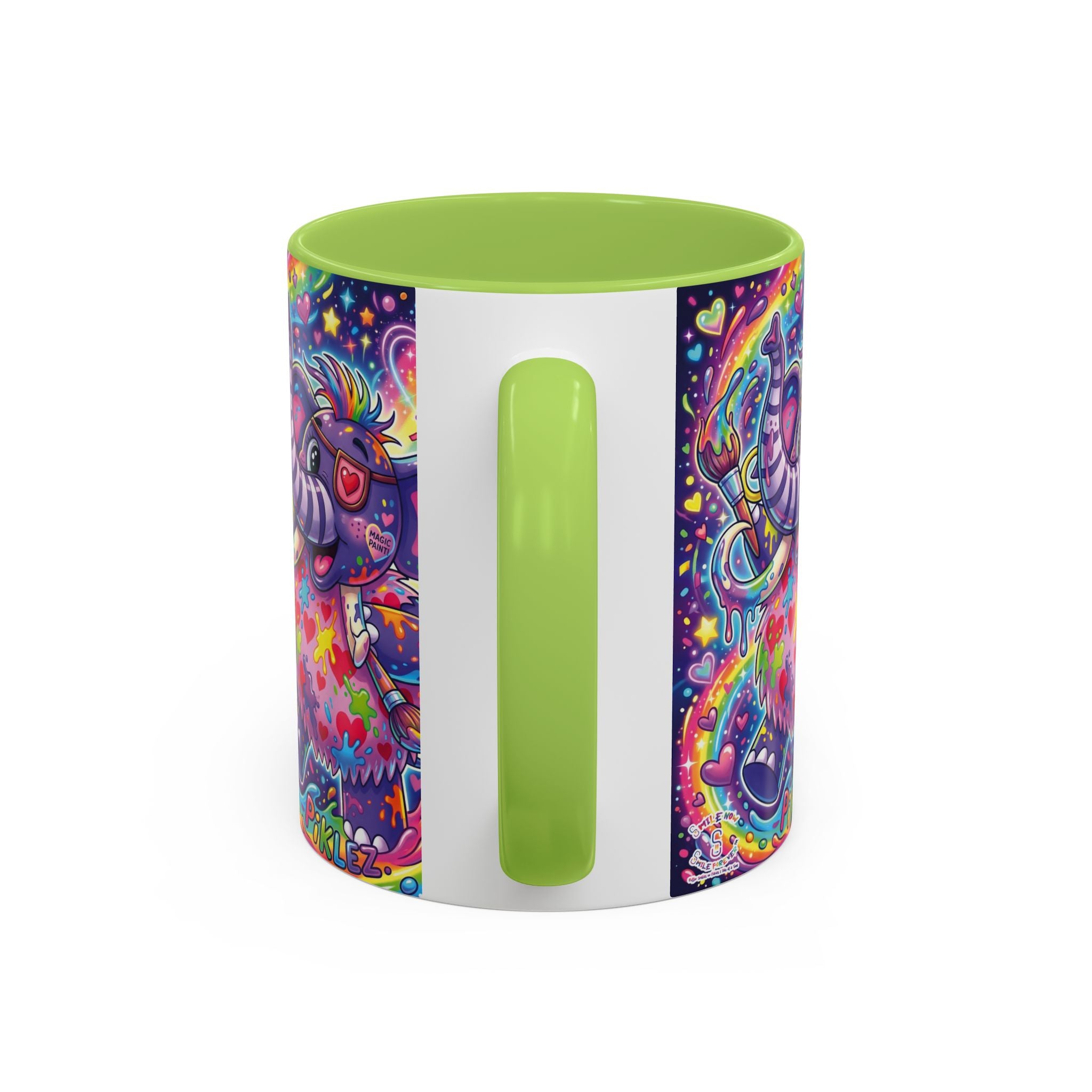 Piklez™ 15oz Ceramic Mug – "Magic Paint!" Graphic | Smile Universe Collection