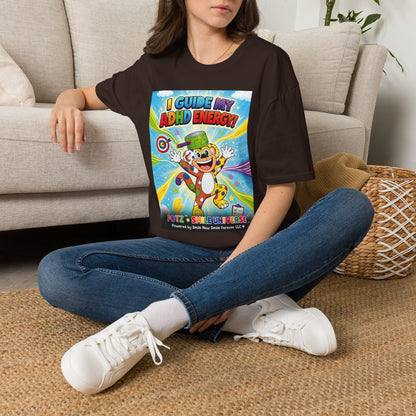 Potz™ Unisex Softstyle T-Shirt – "I Guide My ADHD Energy!" Graphic Tee | Smile Universe Collection