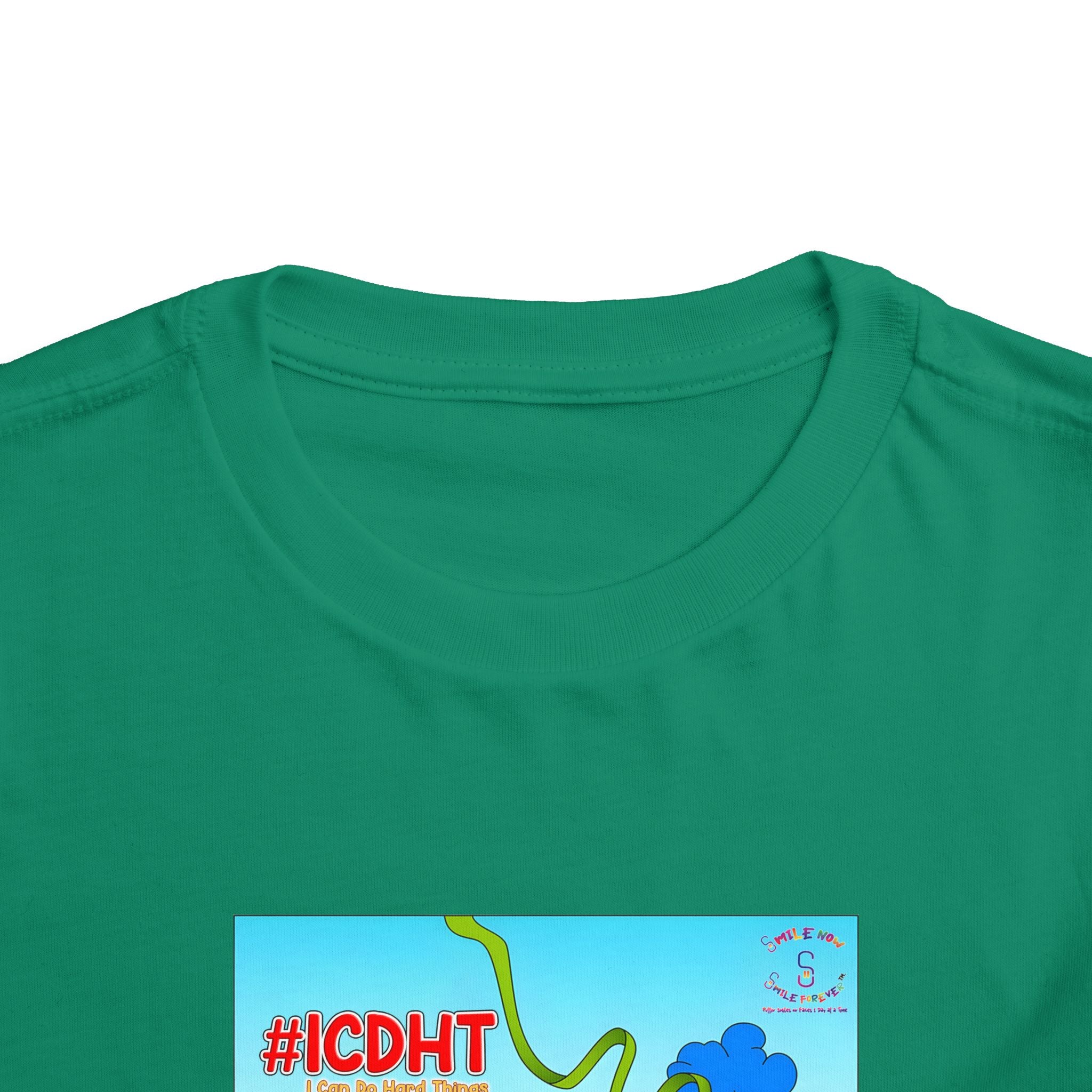 TuBz™ "I Can Do Hard Things" Toddler T-Shirt | Toddler Short Sleeve Tee  - Positive Kids Graphic Tee