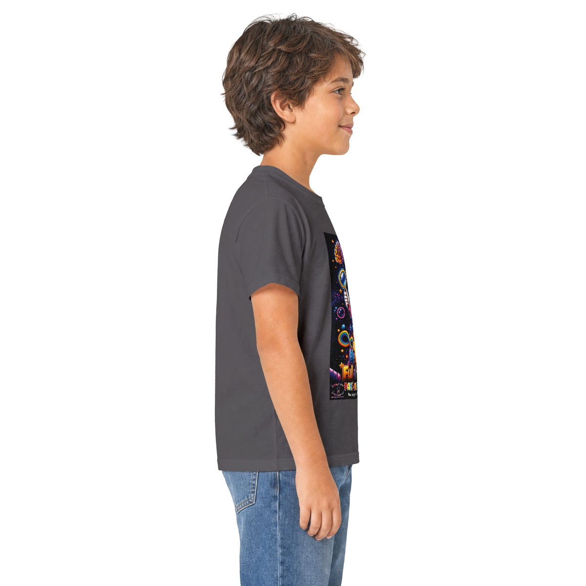 Panz™ Kids Softstyle Tee – "My Mind is Full of Magic" Graphic | Smile Universe Collection