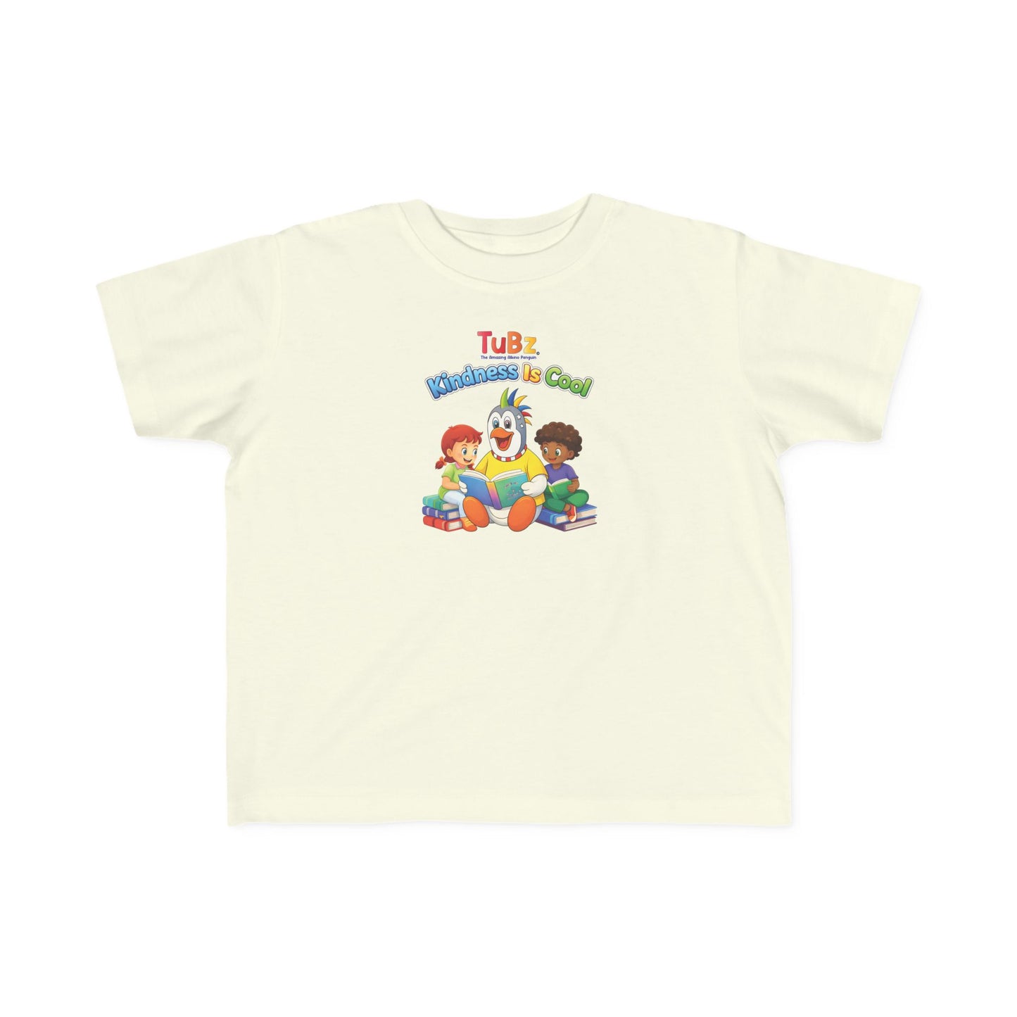 TuBz™ "Kindness Is Cool" Kids T-Shirt - Positive Message Graphic Tee | Smile Universe TuBz4Kidz