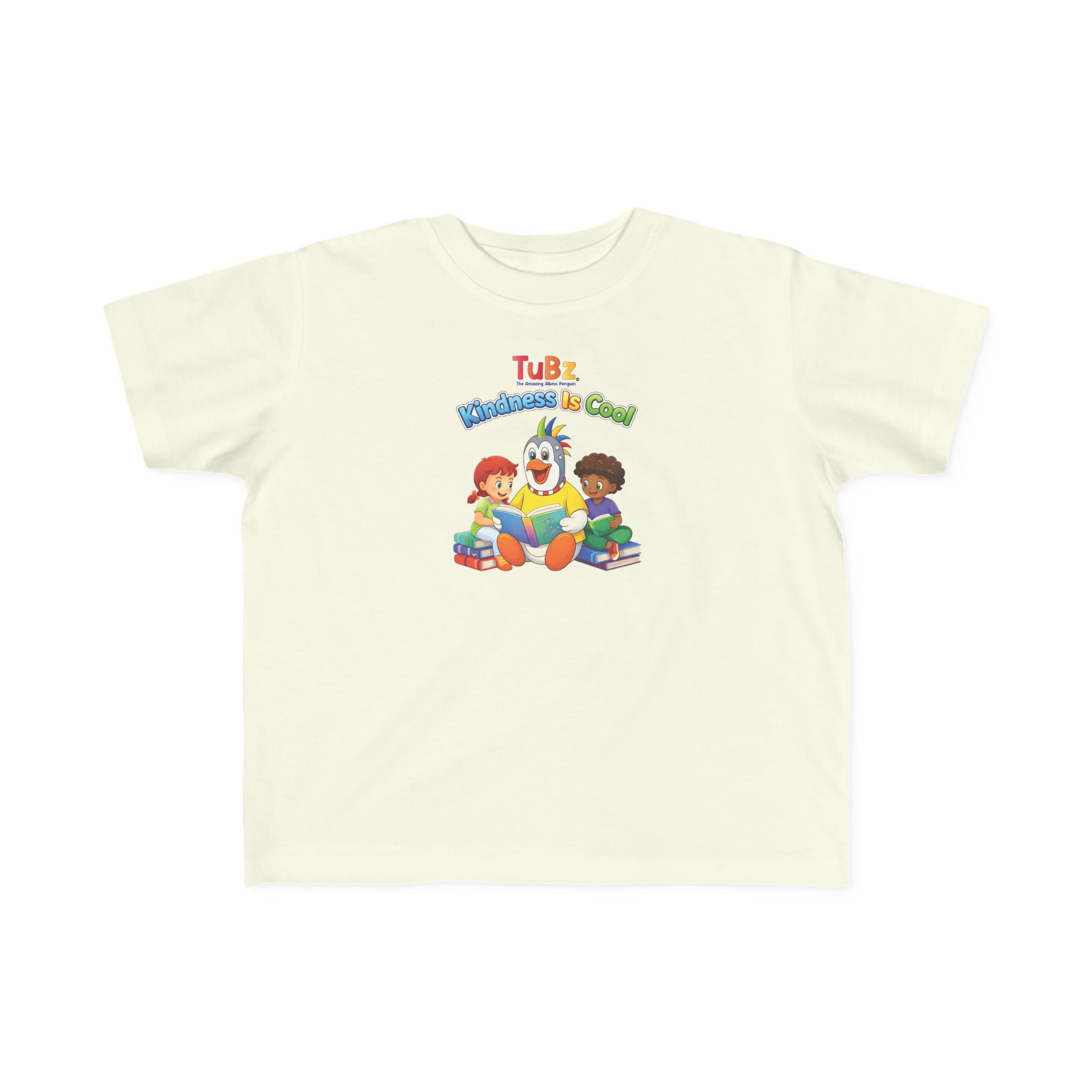 TuBz™ "Kindness Is Cool" Kids T-Shirt - Positive Message Graphic Tee | Smile Universe TuBz4Kidz