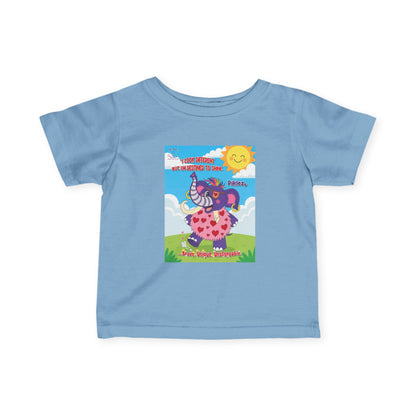 Piklez™ Infant Fine Jersey Tee – “Destined to Shine” Baby Shirt | Smile Universe Piklez Collection