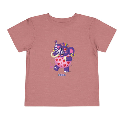 Piklez™ Toddler Short Sleeve Tee – "Full of Love!" Graphic Shirt | Smile Universe Collection