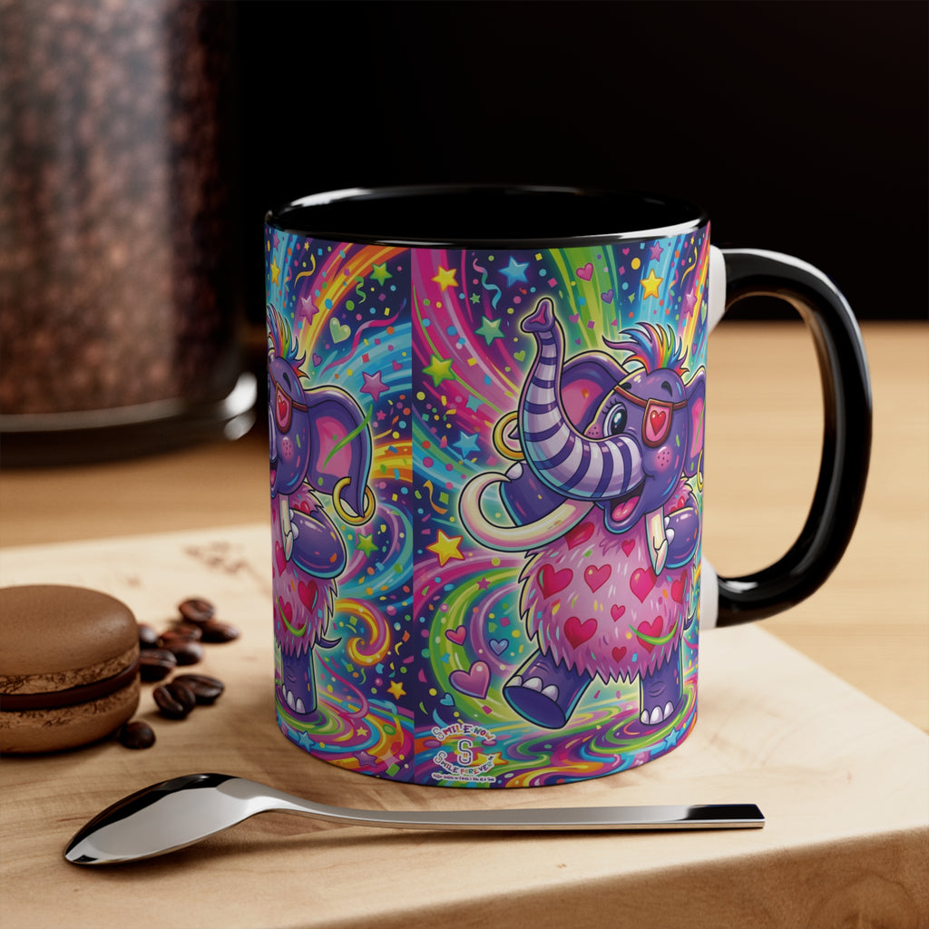 Piklez™ Accent Mug – "Born to Celebrate!" Graphic | Smile Universe Collection