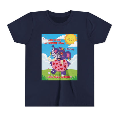 Piklez™ Kids T-Shirt Youth Tee – “Destined to Shine” Graphic Tee | Smile Universe Collection