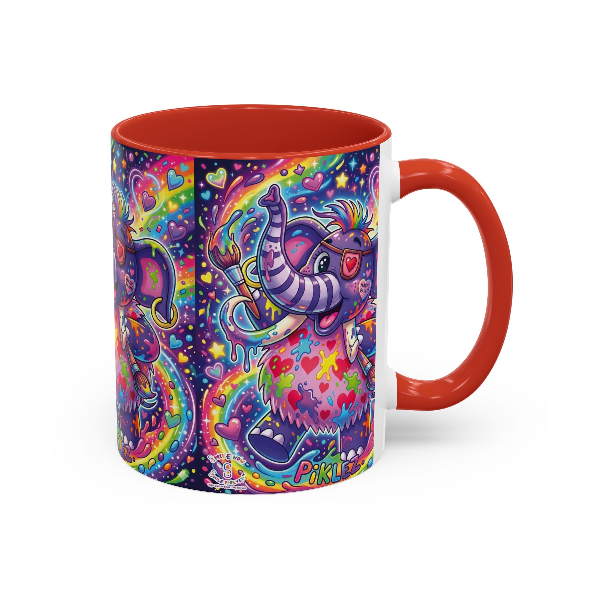 Piklez™ 15oz Ceramic Mug – "Magic Paint!" Graphic | Smile Universe Collection