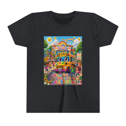 Lani™ Youth Short Sleeve Tee – "Where Being Different is CELEBRATED!" Graphic Shirt