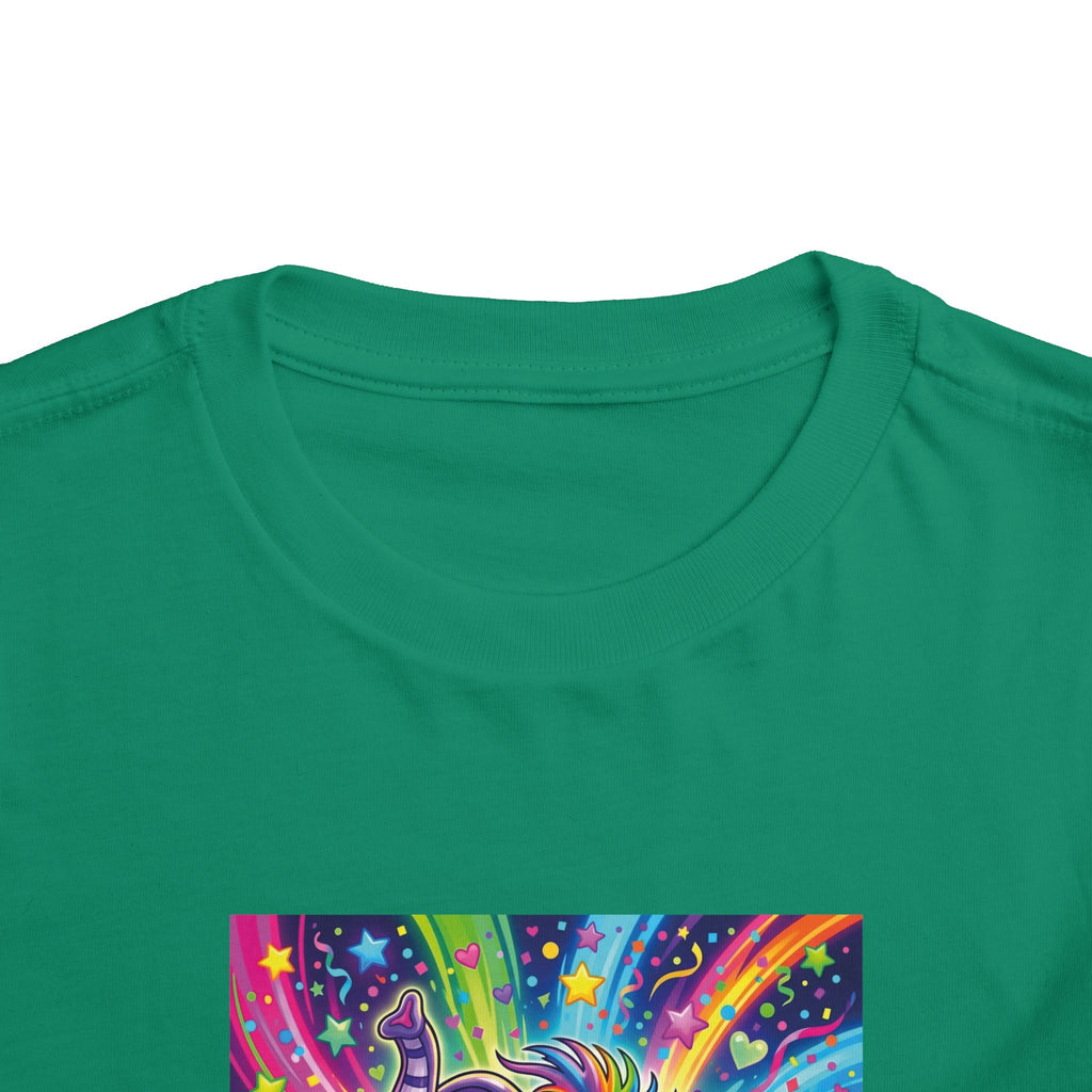 Piklez™ Toddler Short Sleeve Tee – "Born to Celebrate!" Graphic Shirt | Smile Universe Collection
