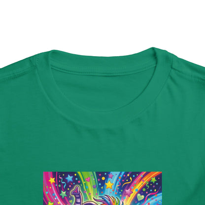 Piklez™ Toddler Short Sleeve Tee – "Born to Celebrate!" Graphic Shirt | Smile Universe Collection