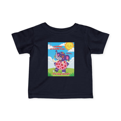 Piklez™ Infant Fine Jersey Tee – “Destined to Shine” Baby Shirt | Smile Universe Piklez Collection