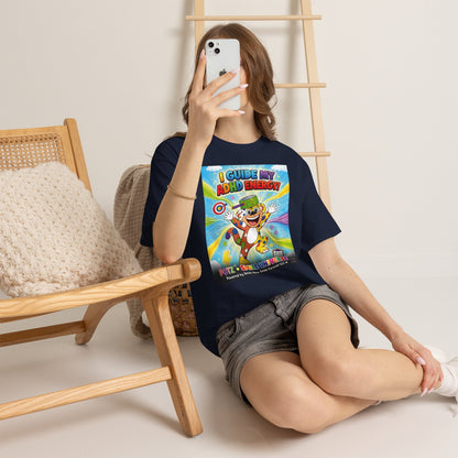 Potz™ Unisex Heavy Cotton™ Tee – "I Guide My ADHD Energy!" Graphic Tee | Smile Universe Collection