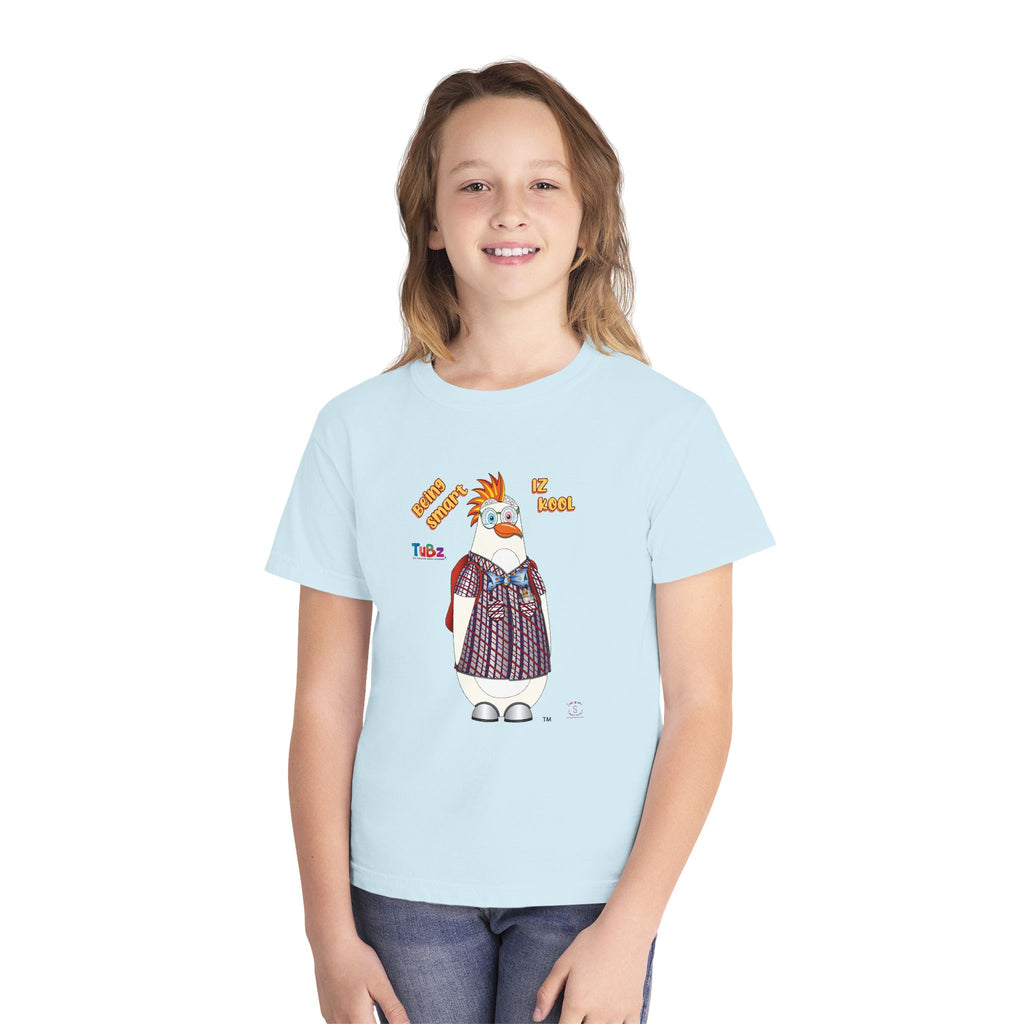 TuBz™ "Being Smart Iz Kool" Youth Graphic T-Shirt - Educational Kids Tee | TuBz4Kidz