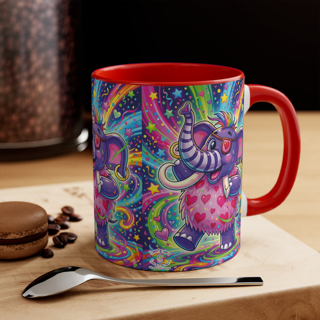 Piklez™ Accent Mug – "Born to Celebrate!" Graphic | Smile Universe Collection