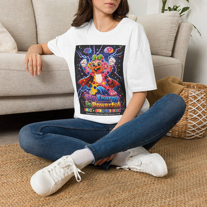 Panz™ Unisex Softstyle T-Shirt  for Adult– "My Energy is Powerful" Graphic Tee | Smile Universe Collection