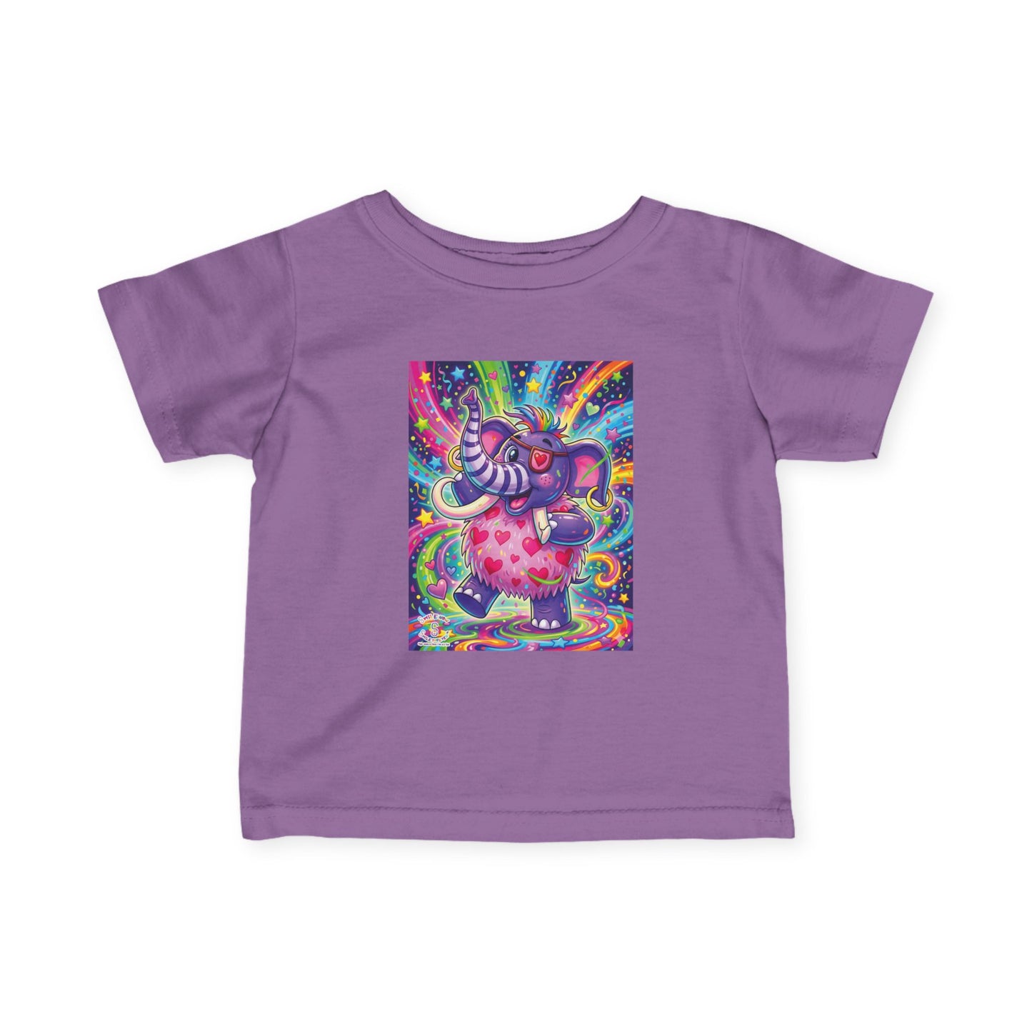 Piklez™ Infant Fine Jersey Tee – "Born to Celebrate!" Graphic Shirt | Smile Universe Collection