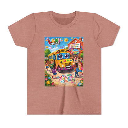 Lani™ Youth Short Sleeve Tee – "Let's Sing Happiness Together!" Graphic