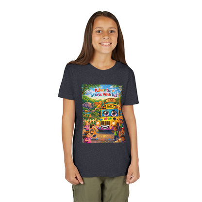 Lani™ Youth Short Sleeve Tee – "Adventure Starts With Us!" Graphic