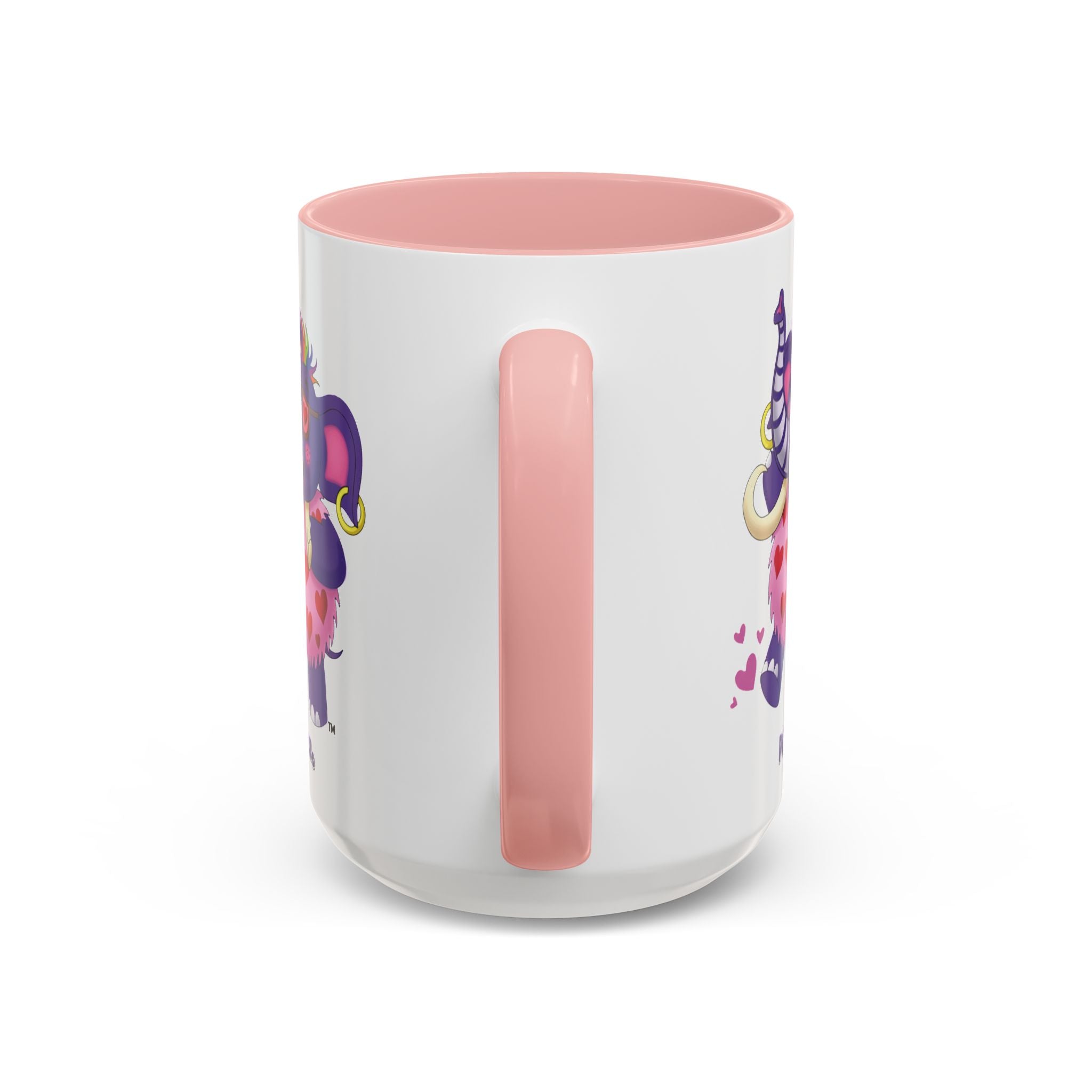 Piklez™ Accent Coffee Mug (11oz & 15oz) – "Full of Love!" Graphic | Smile Universe Collection