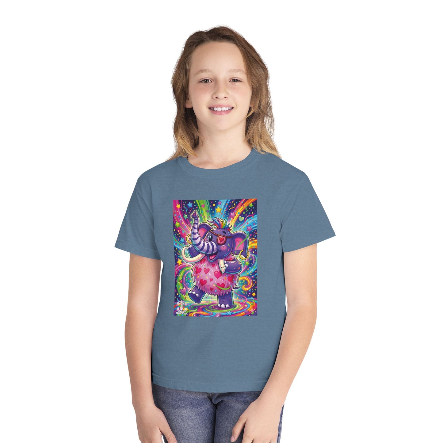 Piklez™ Youth Midweight Tee – "Born to Celebrate!" Graphic Shirt | Smile Universe Collection