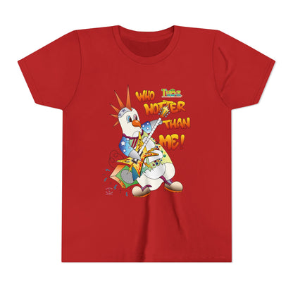 TuBz™ Rockstar Kids T-Shirt - "Who Hotter Than Me!" Graphic Tee | Smile Universe TuBz4Kidz Collection