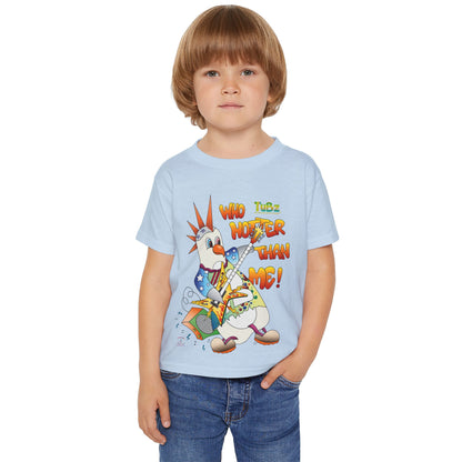 TuBz™ Rockstar Kids T-Shirt - "Who Hotter Than Me!" Graphic Tee | Smile Universe TuBz4Kidz Collection