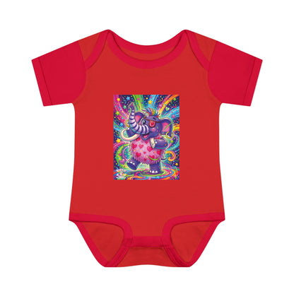Piklez™ Infant Baby Rib Bodysuit – "Born to Celebrate!" Graphic | Smile Universe Collection