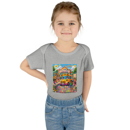 Lani™ Infant Baby Rib Bodysuit – "Where Being Different is CELEBRATED!" Graphic