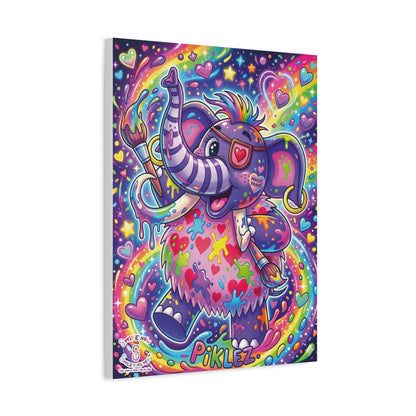 Piklez™ Matte Canvas, Stretched 1.25" – "Magic Paint!" Graphic Wall Art | Smile Universe Collection