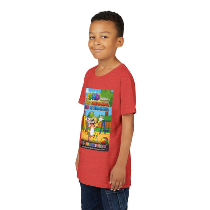 Potz™ Youth Short Sleeve Tee – "My ADHD Means Always Dreaming, Highly Determined" Graphic Tee | Smile Universe Collection