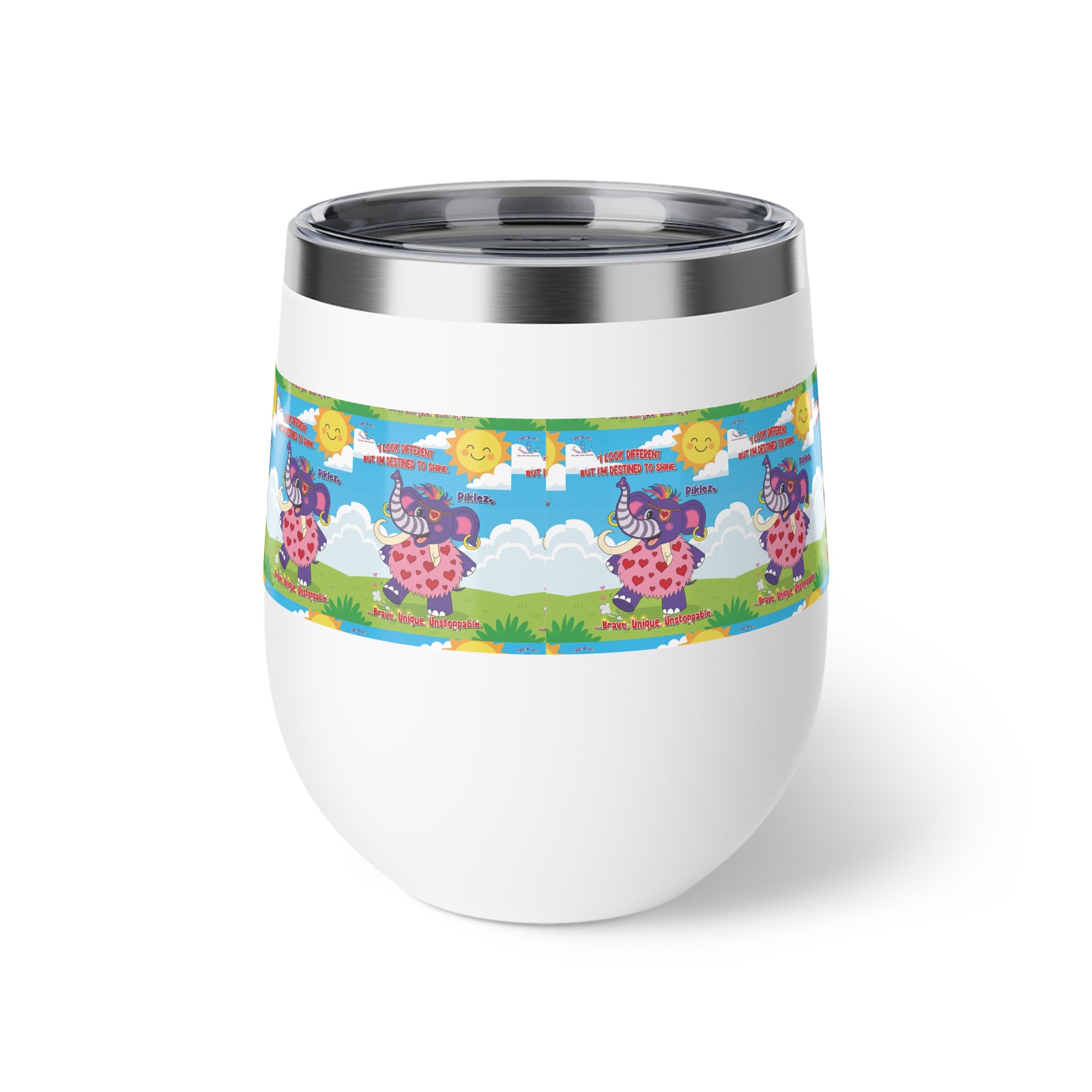 Piklez™ Copper Vacuum Insulated Cup – “Destined to Shine” Travel Mug | Smile Universe Collection