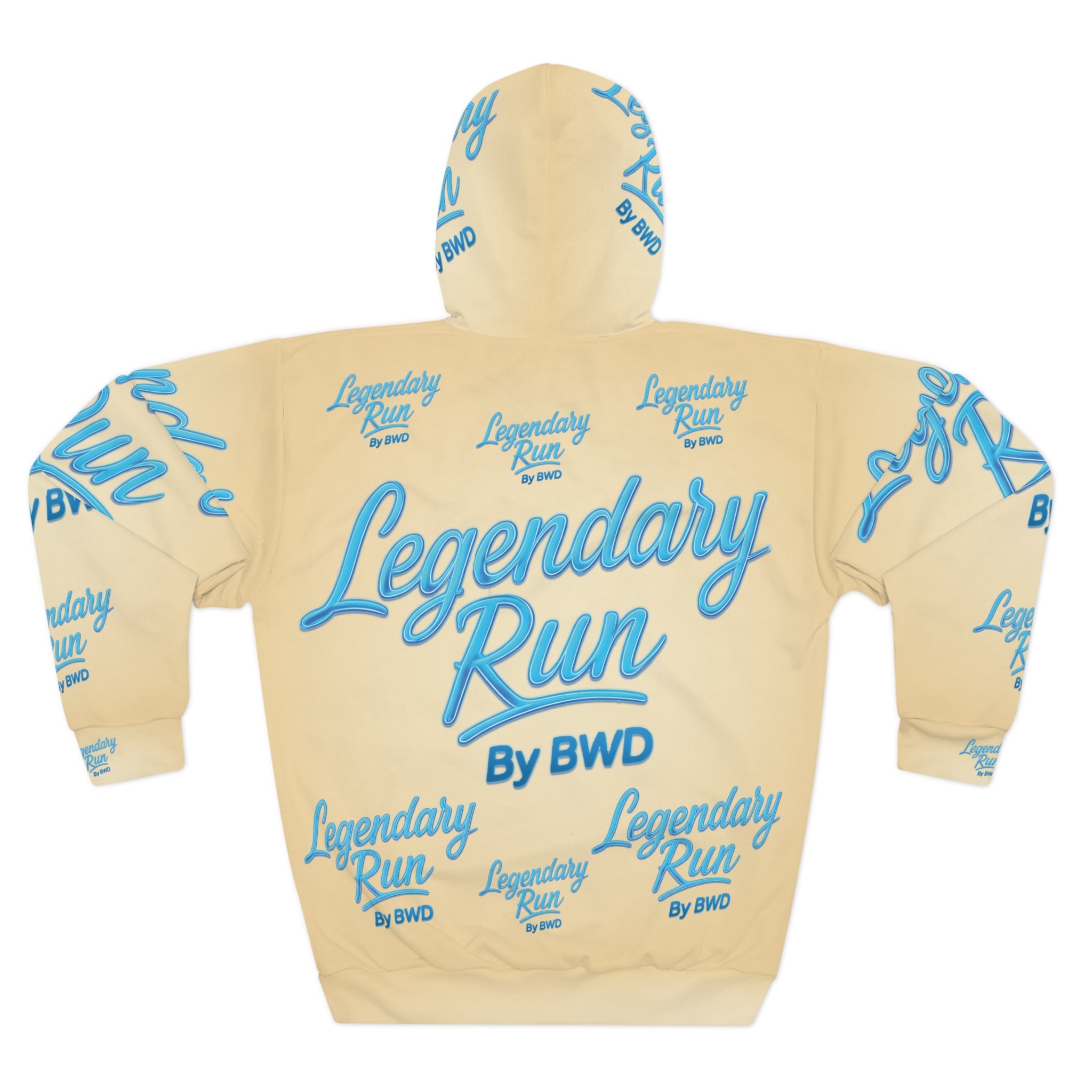 Legendary Run All-Over Print Hoodie — Pullover