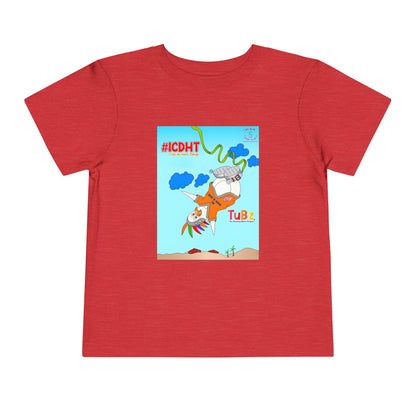 TuBz™ "I Can Do Hard Things" Toddler T-Shirt | Toddler Short Sleeve Tee  - Positive Kids Graphic Tee