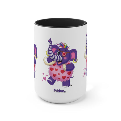 Piklez™ Accent Mug – "Full of Love!" Graphic | Smile Universe Collection