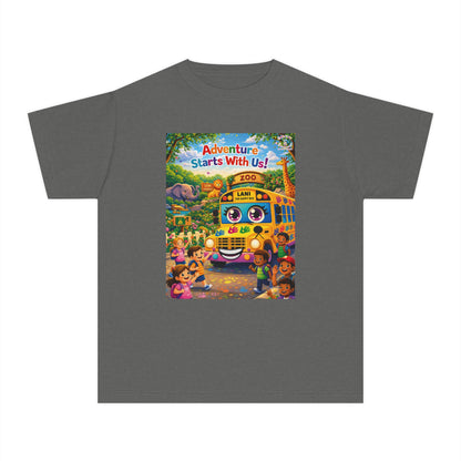 Lani™ Youth Midweight Tee – "Adventure Starts With Us!" Graphic
