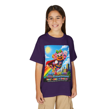 Panz™ Youth DryBlend® T-Shirt – "My Autism is My Superpower" Graphic | Smile Universe Collection