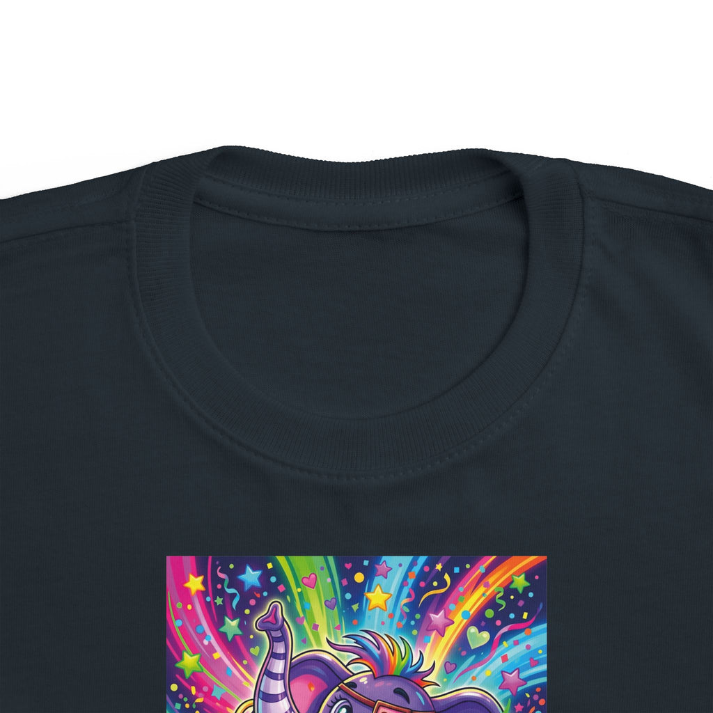 Piklez™ Toddler's Fine Jersey Tee – "Born to Celebrate!" Graphic Shirt | Smile Universe Collection