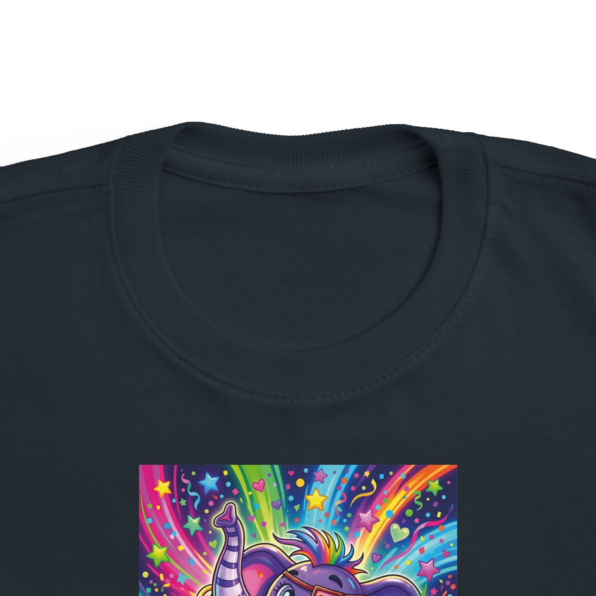 Piklez™ Toddler's Fine Jersey Tee – "Born to Celebrate!" Graphic Shirt | Smile Universe Collection