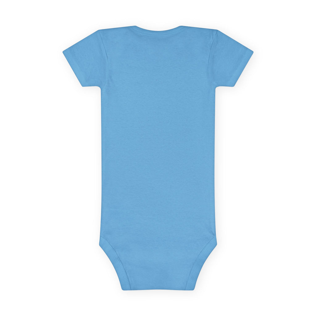 Piklez™ Baby Short Sleeve Onesie® – "Born to Celebrate!" Graphic | Smile Universe Collection