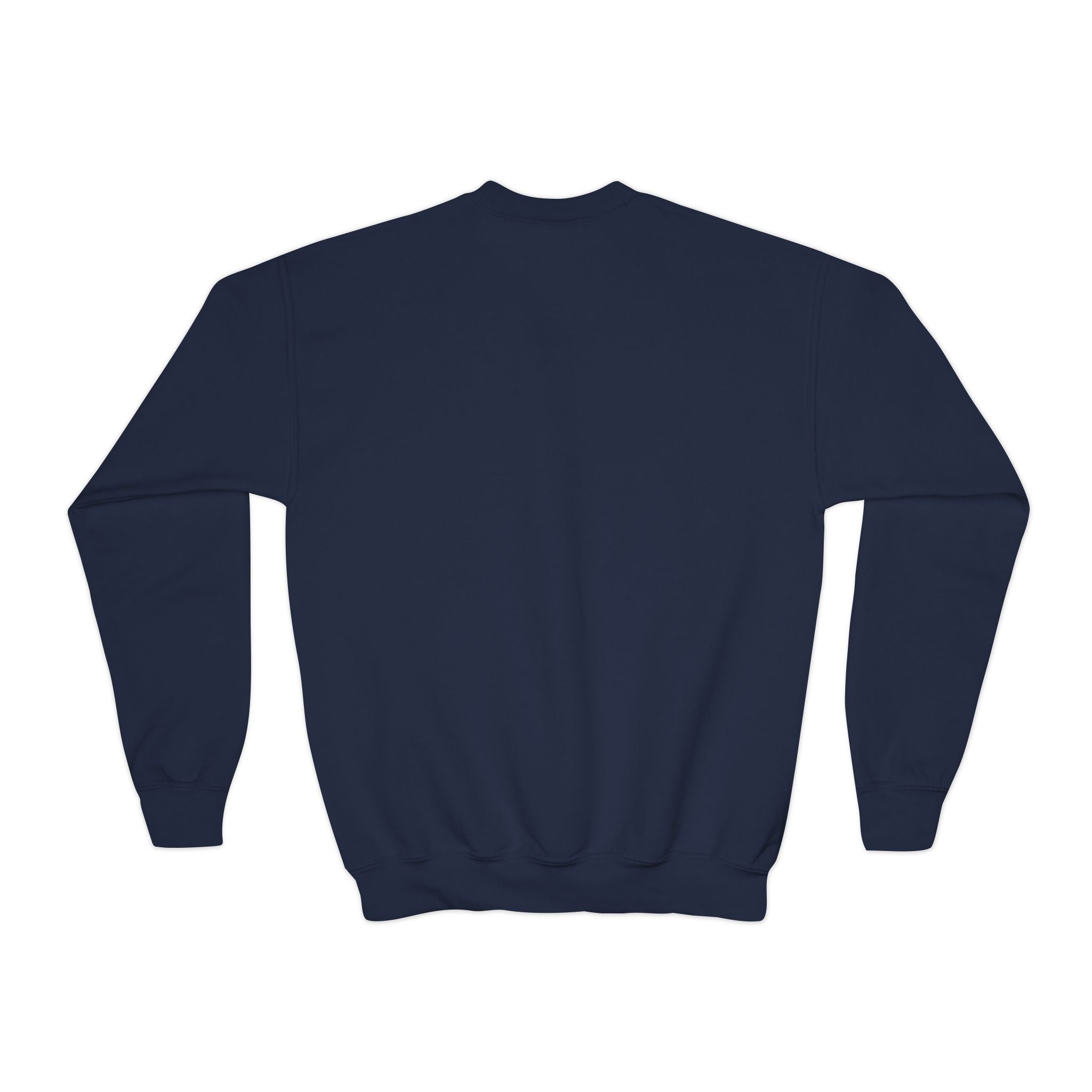 TuBz™ "Being Smart Iz Kool" Youth Crewneck Sweatshirt – Character Dress-Up Graphic Sweatshirt | Smile Universe TuBz4Kidz Collection