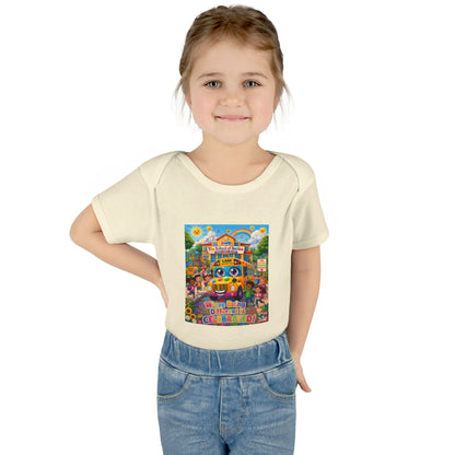 Lani™ Infant Baby Rib Bodysuit – "Where Being Different is CELEBRATED!" Graphic